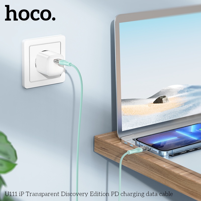 Cáp sạc nhanh Hoco U111 lightning 20w