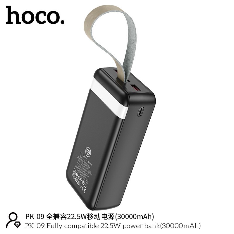 Pin Sạc Dự Phòng Hoco PK-09 Sạc Nhanh (30.000mAh - PD22.5W)