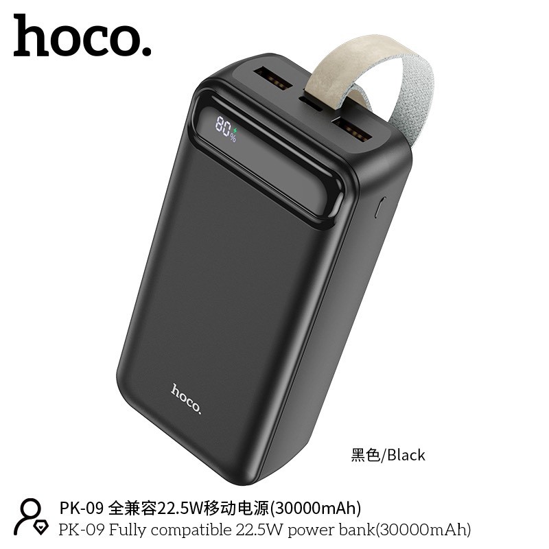 Pin Sạc Dự Phòng Hoco PK-09 Sạc Nhanh (30.000mAh - PD22.5W)