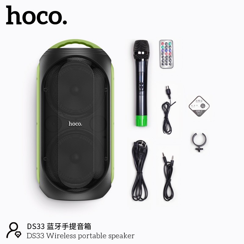 Loa Bluetooth kèm mic không dây Hoco DS33