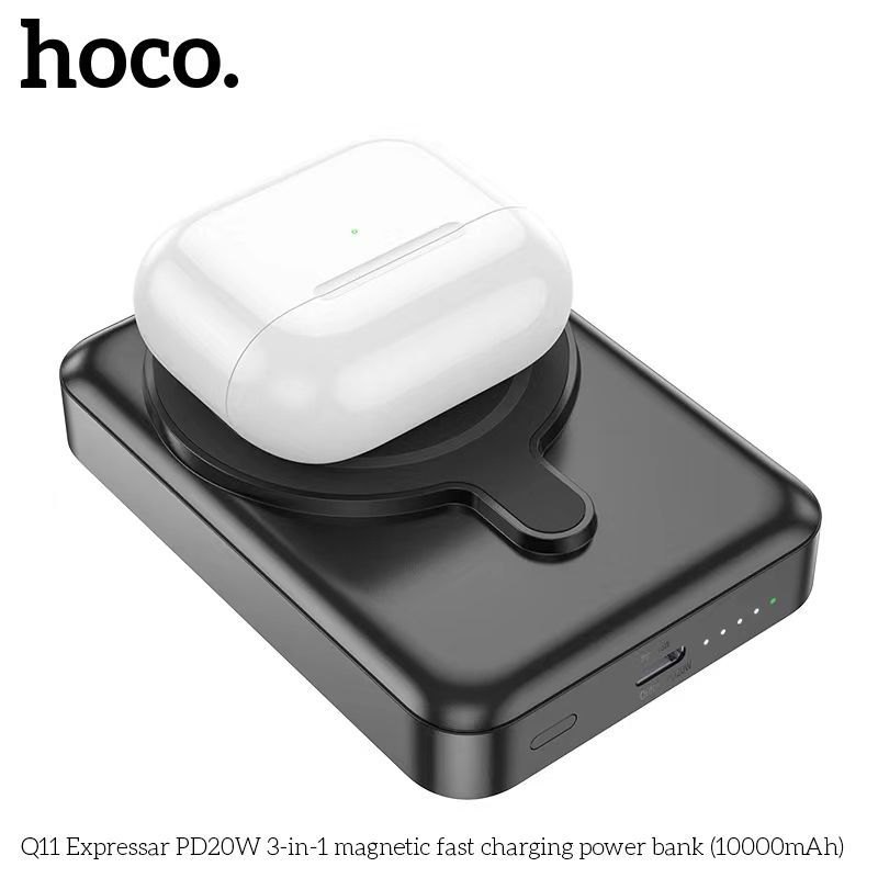 Pin sạc dự phòng sạc không dây Hoco Q11 PD 20W 10.000mah