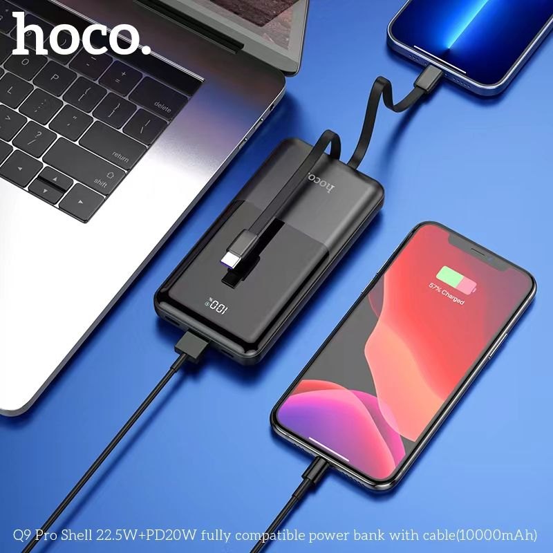 Pin sạc dự phòng sạc nhanh Hoco Q9 pro 22.5W+PD20W 10.000mAh