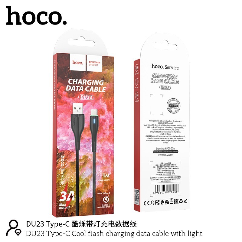 Cáp sạc Hoco DU23 typeC