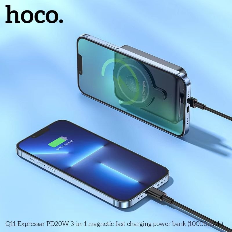 Pin sạc dự phòng sạc không dây Hoco Q11 PD 20W 10.000mah