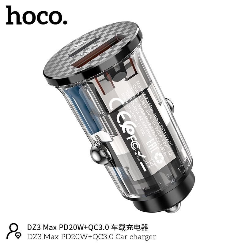 Tẩu oto Hoco DZ3 Max (PD20W - QC3.0)