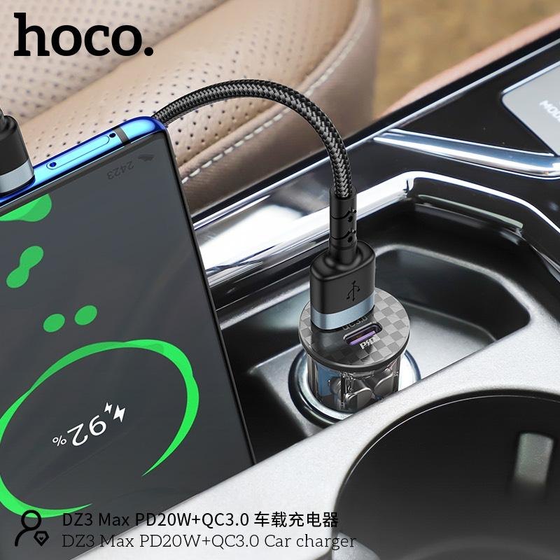 Tẩu oto Hoco DZ3 Max (PD20W - QC3.0)