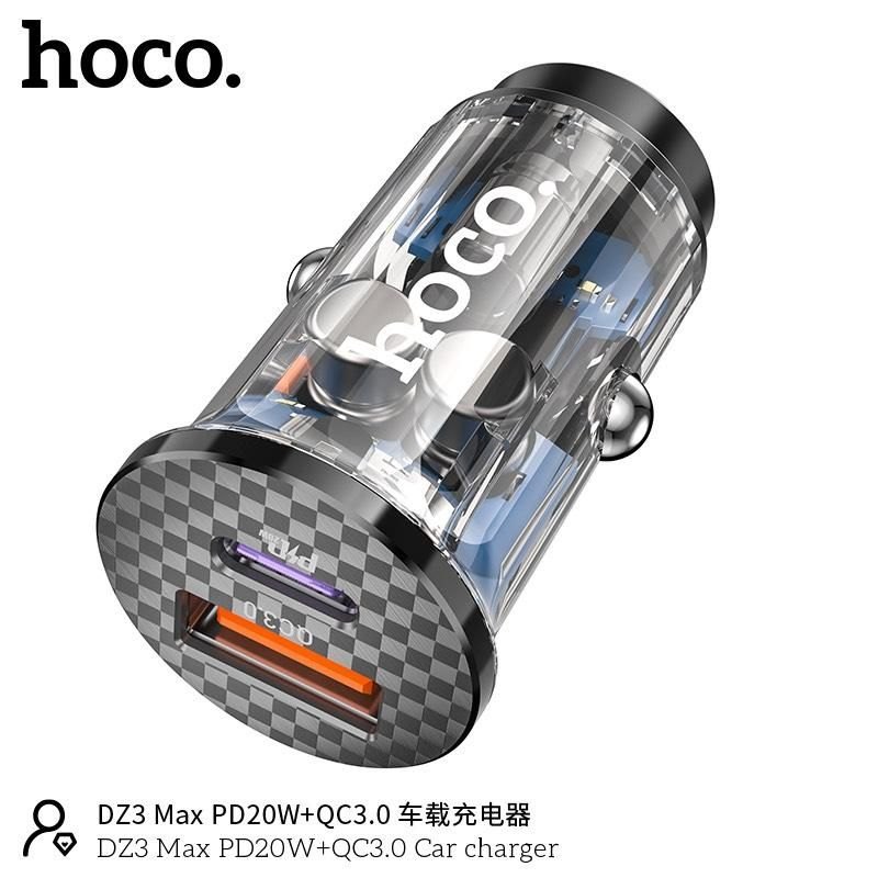 Tẩu oto Hoco DZ3 Max (PD20W - QC3.0)