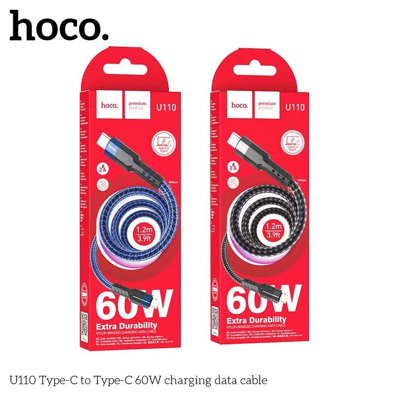 Cáp sạc nhanh Hoco U110 typeC-typeC 60w