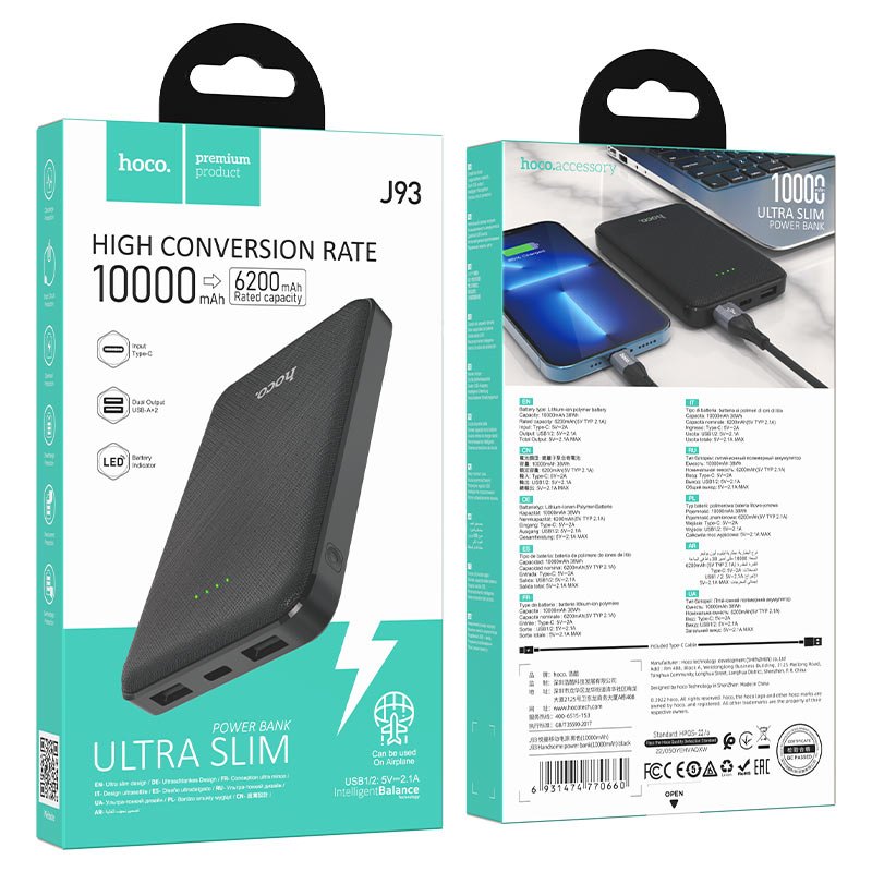 Pin sạc dự phòng Hoco J93 10.000mAh