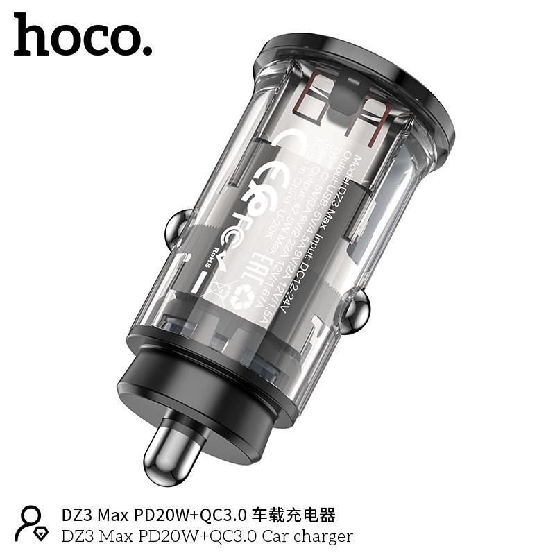 Tẩu oto Hoco DZ3 Max (PD20W - QC3.0)