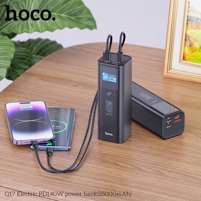 Pin dự phòng sạc nhanh PD140W Hoco Q17 25.000mAh