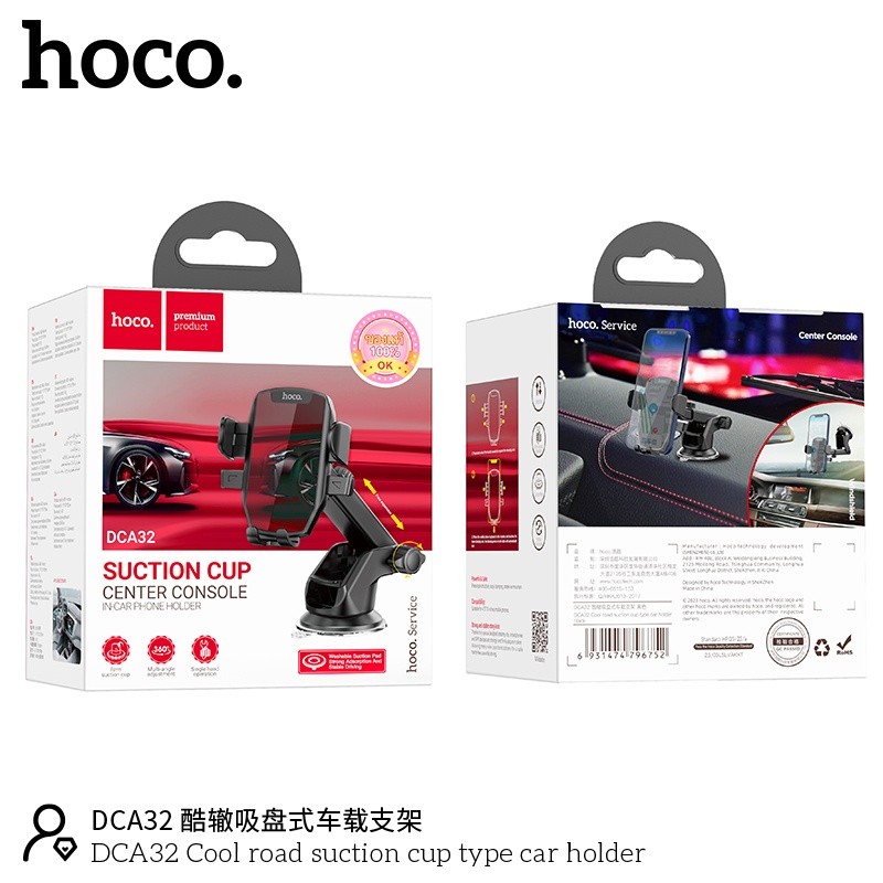 Giá đỡ điện thoại trên oto Hoco DCA32