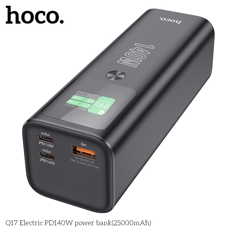 Pin dự phòng sạc nhanh PD140W Hoco Q17 25.000mAh