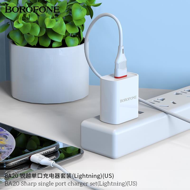 Củ cáp sạc Borofone BA20 Lightning