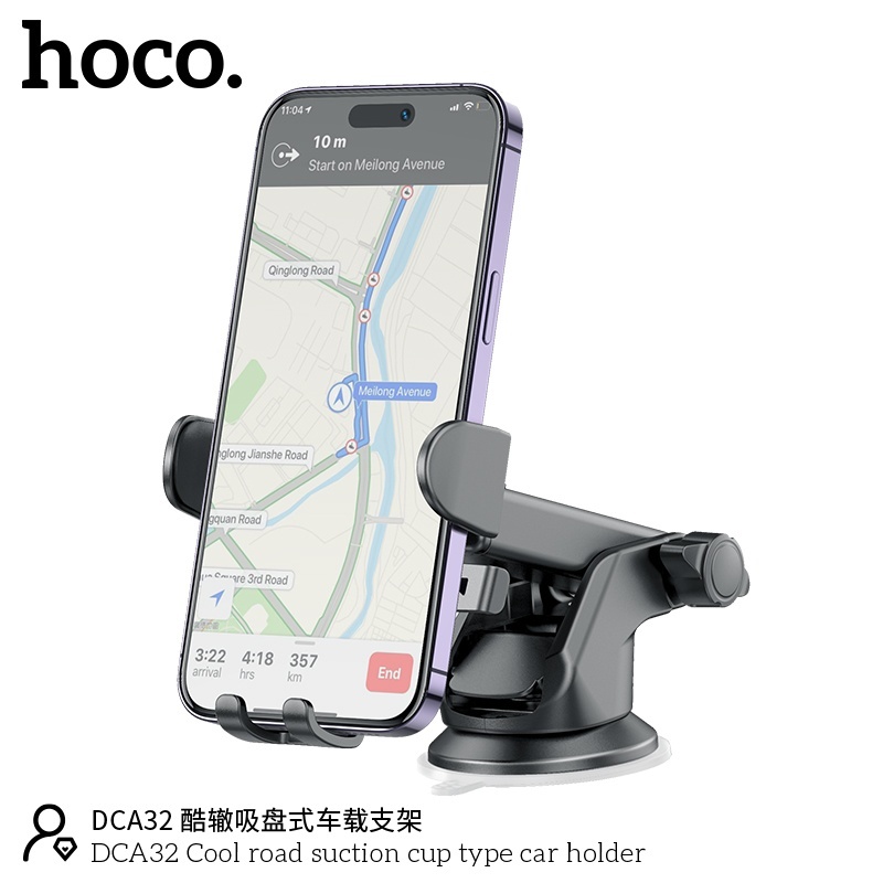 Giá đỡ điện thoại trên oto Hoco DCA32