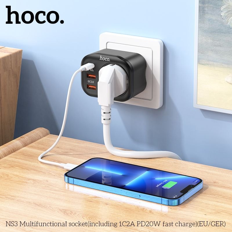 Củ sạc đa chức năng Hoco NS3