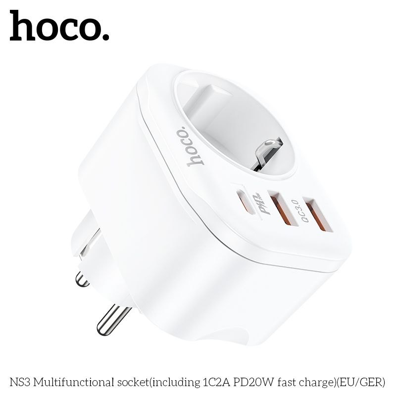 Củ sạc đa chức năng Hoco NS3