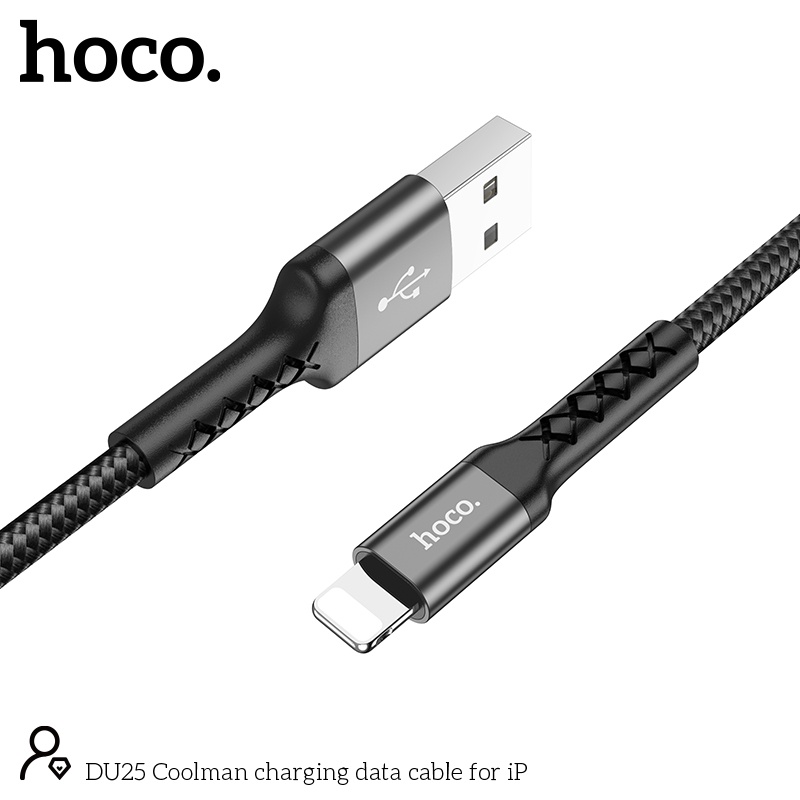 Cáp sạc dây dù Hoco DU25 lightning