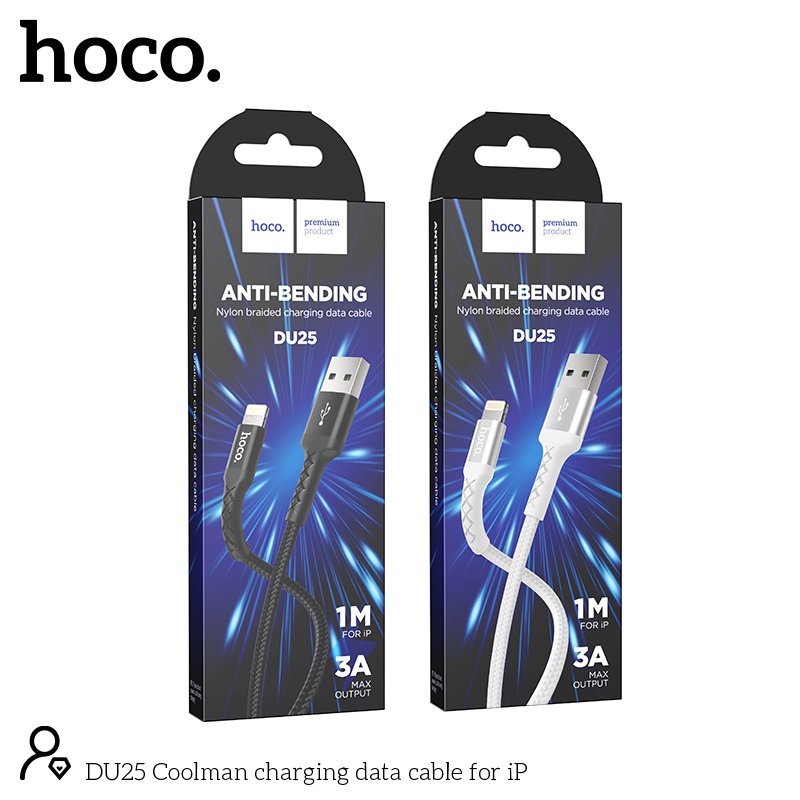 Cáp sạc dây dù Hoco DU25 lightning