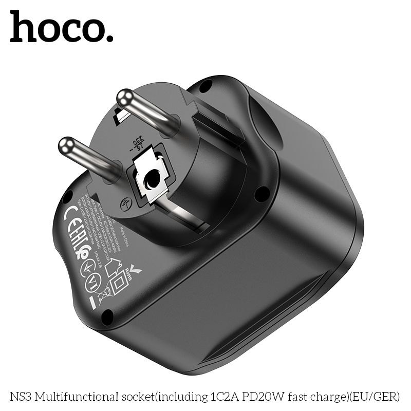 Củ sạc đa chức năng Hoco NS3