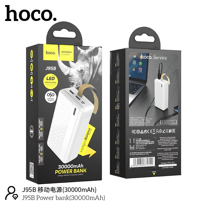 Pin sạc dự phòng Hoco J95B 30.000mAh