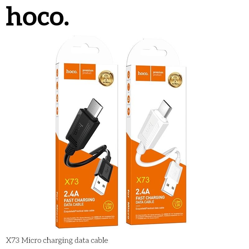 Cáp Sạc Hoco X73 Micro 2.4A- 1M