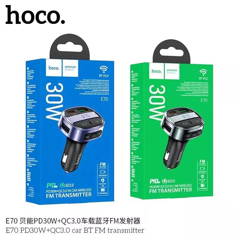 Tẩu sạc Hoco E70 Fm MP3