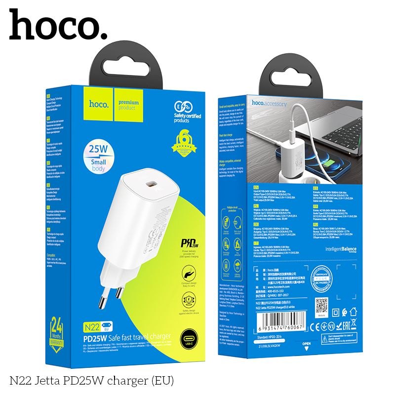 Củ sạc nhanh Hoco N22 25W