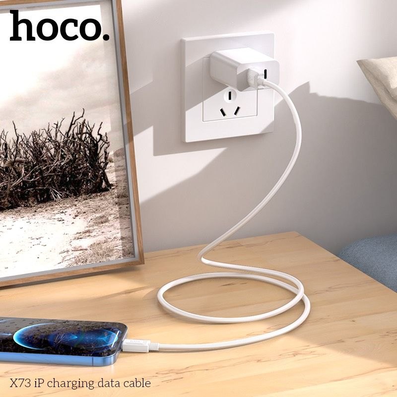 Cáp Sạc Hoco X73 lightning 2.4A- 1M