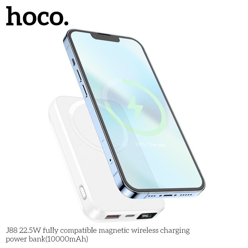 Pin Sạc Nhanh Không Dây Hoco J88 10.000mAh ( QC3.0 và PD22.5 W)