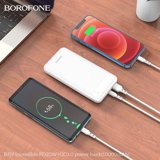 Pin sạc dự phòng Borofone BJ19 sạc nhanh (PD20W - QC3.0) -10.000 mAh