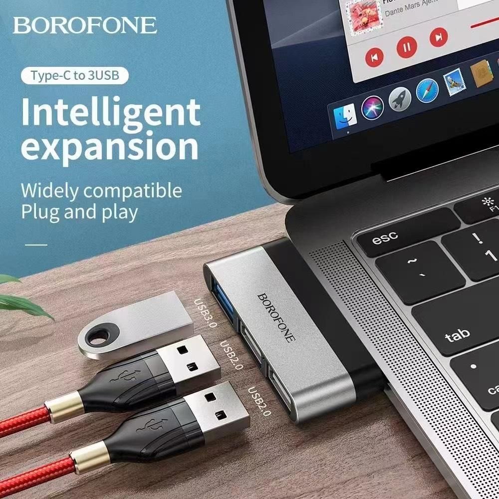 Bộ Chuyển Đổi Type-C Sang USB Borofone DH1