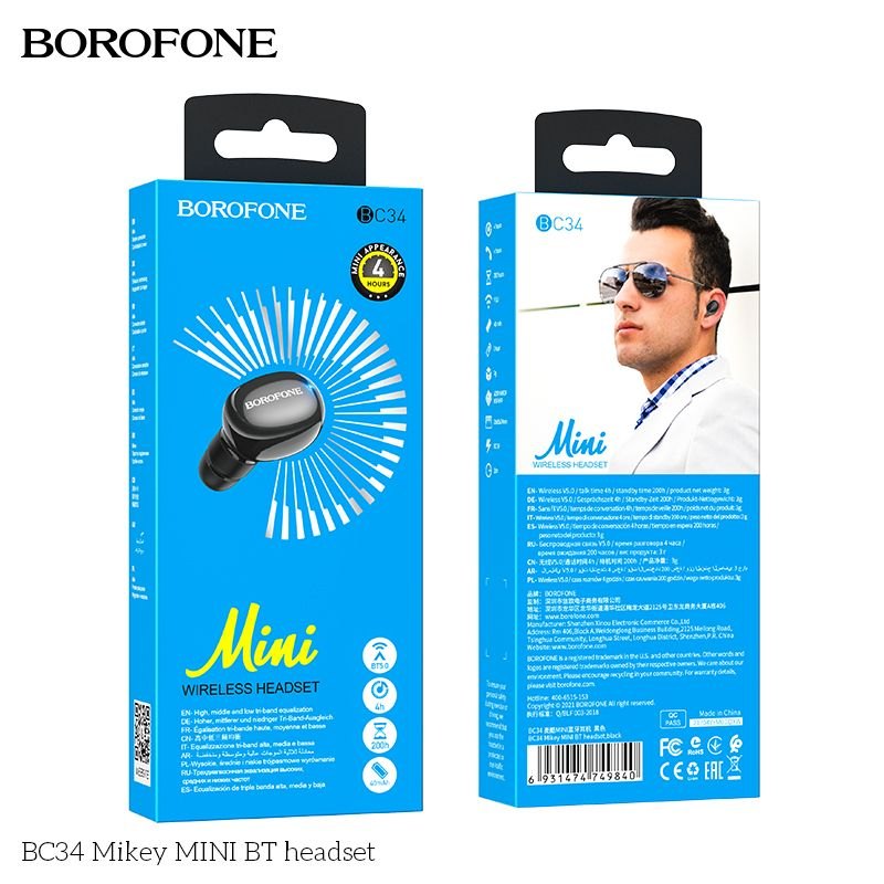 Tai nghe bluetooth Borofone BC34