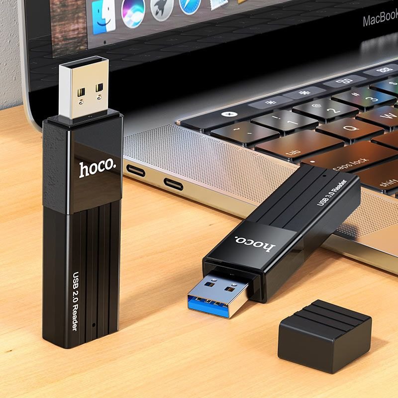 Đầu Đọc Thẻ Hoco HB20 Mindful” 2 trong 1 USB2.0