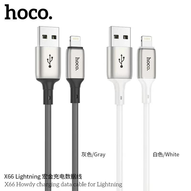 Cáp sạc Hoco X66 lightning 1m