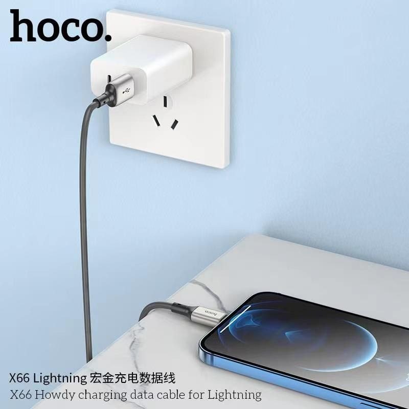 Cáp sạc Hoco X66 lightning 1m