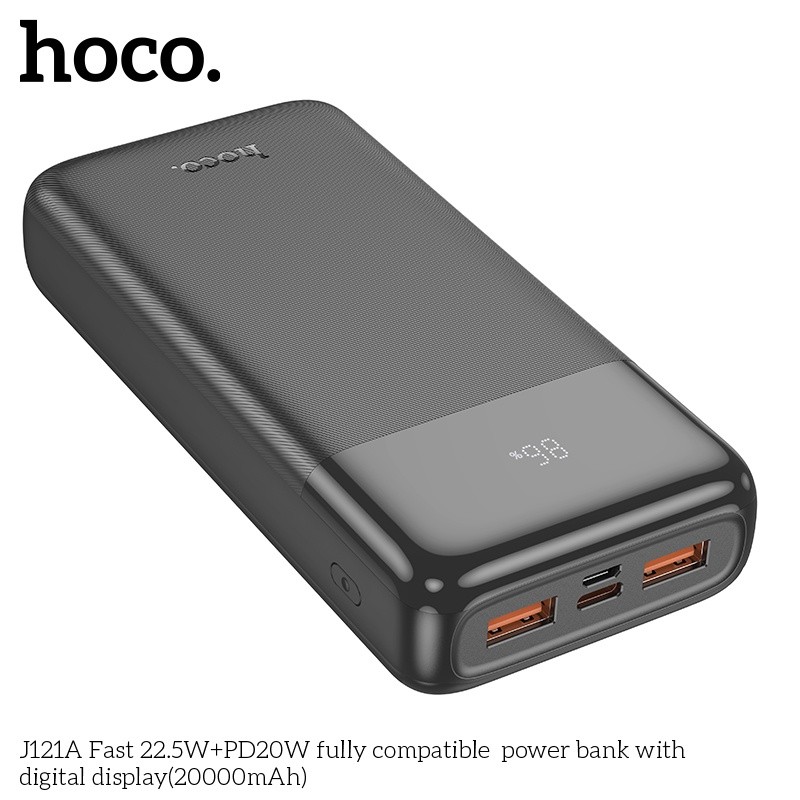 Pin sạc dự phòng sạc nhanh 22.5W+PD20W Hoco J121A 20.000mAh