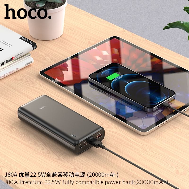 Pin sạc dự phòng Hoco J80A 20000MAH PD 22.5W +QC 3.0