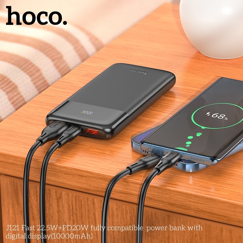 Pin sạc dự phòng sạc nhanh 22.5W+PD20W Hoco J121 10.000mAh