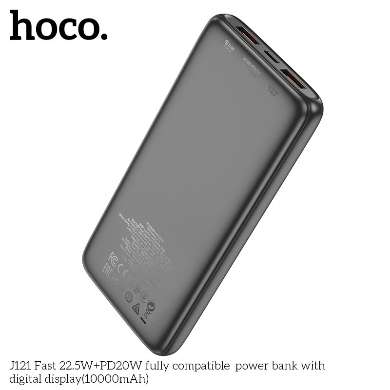 Pin sạc dự phòng sạc nhanh 22.5W+PD20W Hoco J121 10.000mAh