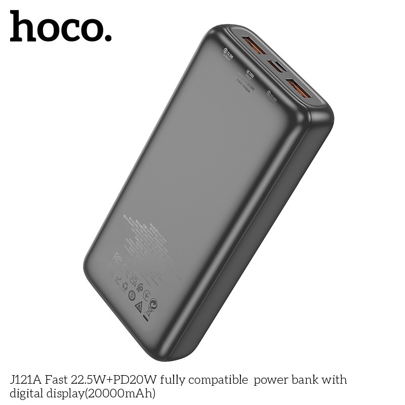 Pin sạc dự phòng sạc nhanh 22.5W+PD20W Hoco J121A 20.000mAh