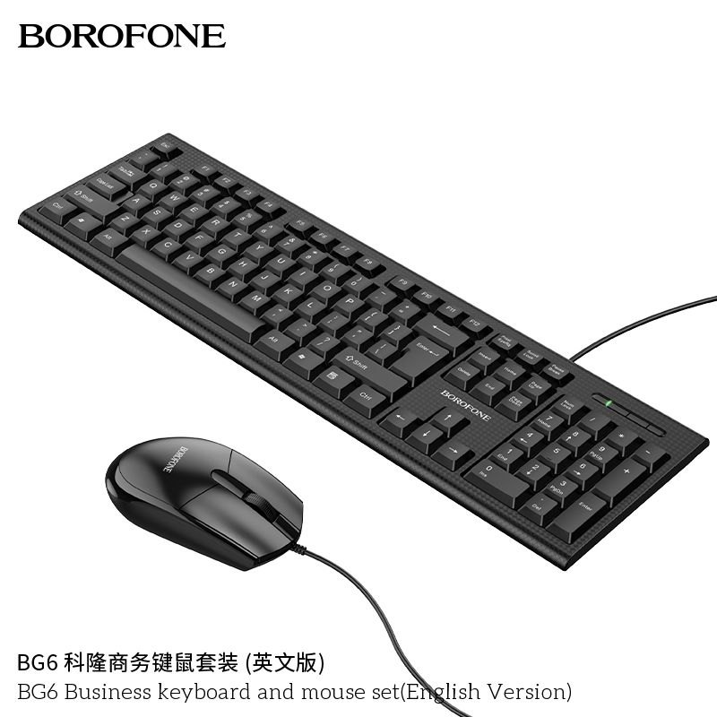 Bộ Bàn Phím Chuột Borofone BG6 (có dây)