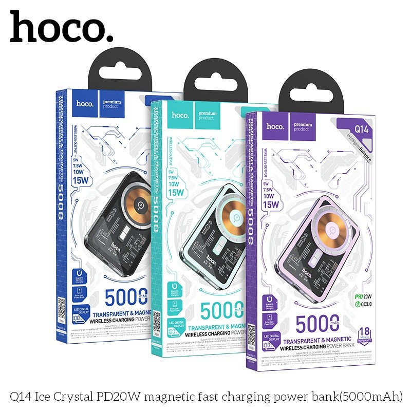 Pin sạc dự phòng mini Hoco Q14 5.000mAh PD20W QC3.0