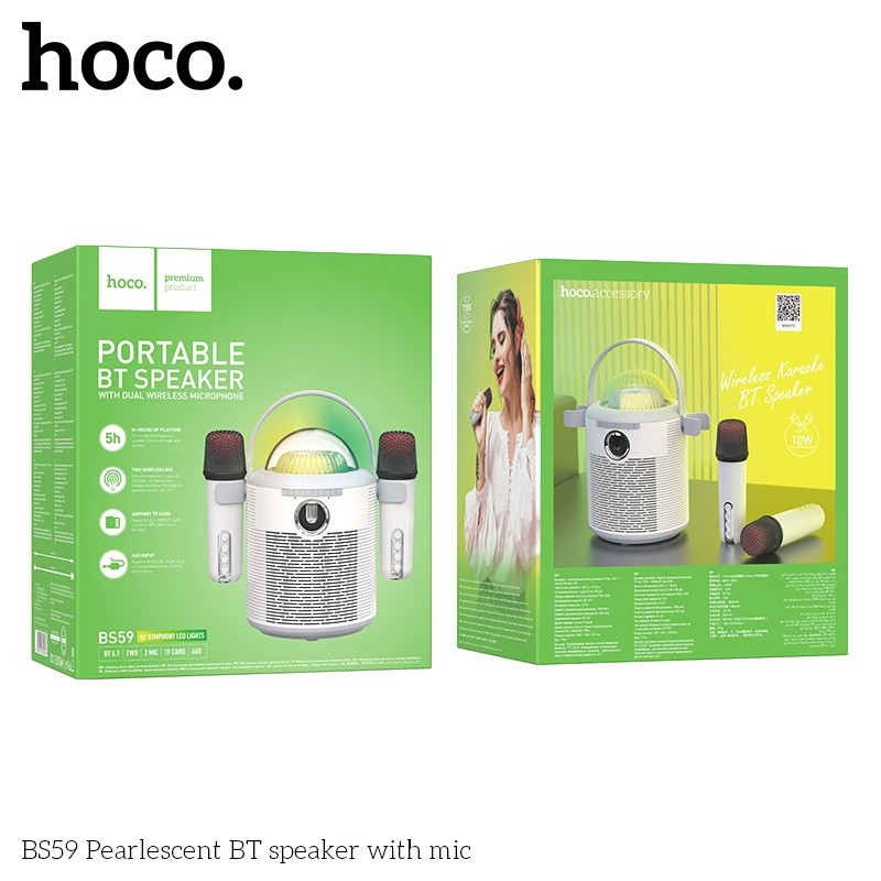 Loa bluetooth để bàn Hoco BS59 2 mic