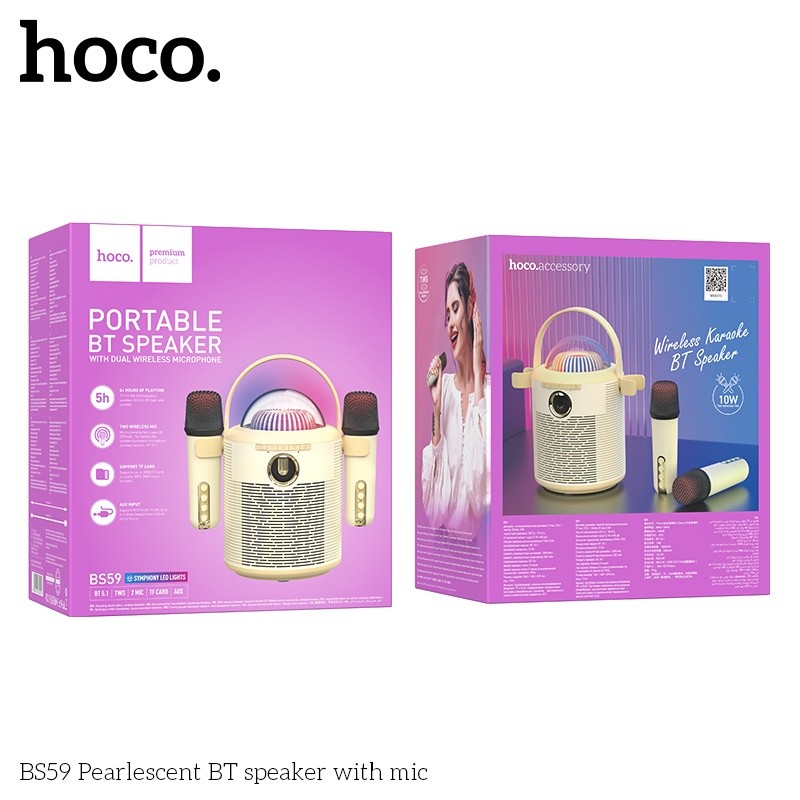 Loa bluetooth để bàn Hoco BS59 2 mic