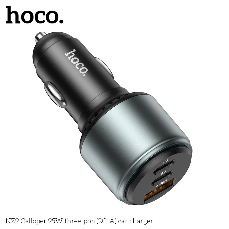 Tẩu sạc Hoco NZ9 PD65W+30W 3 cổng