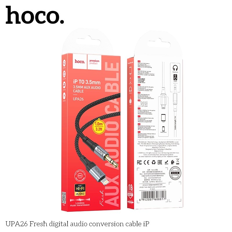 Cáp chuyển đổi Ip sang 3.5 Hoco UPA26