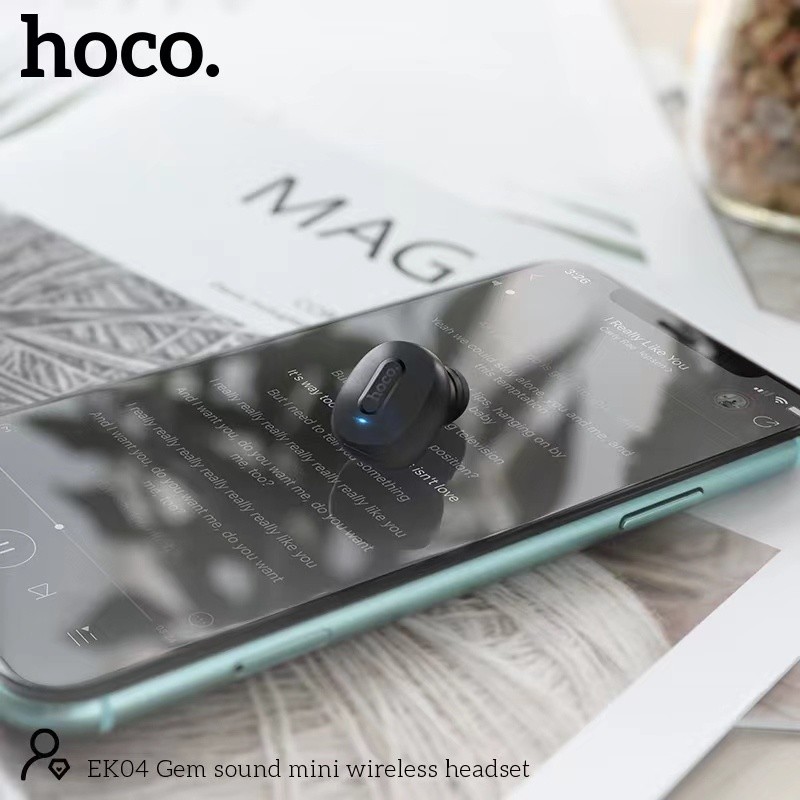 Tai nghe bluetooth 1 tai Hoco EK04