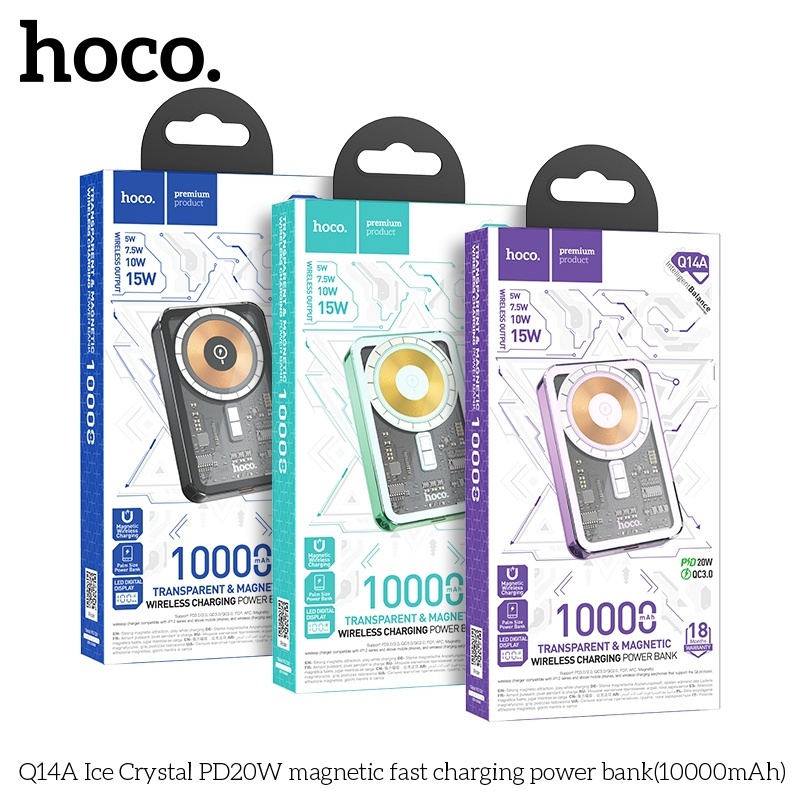 Pin sạc dự phòng sạc không dây Hoco Q14A 10.000mAh