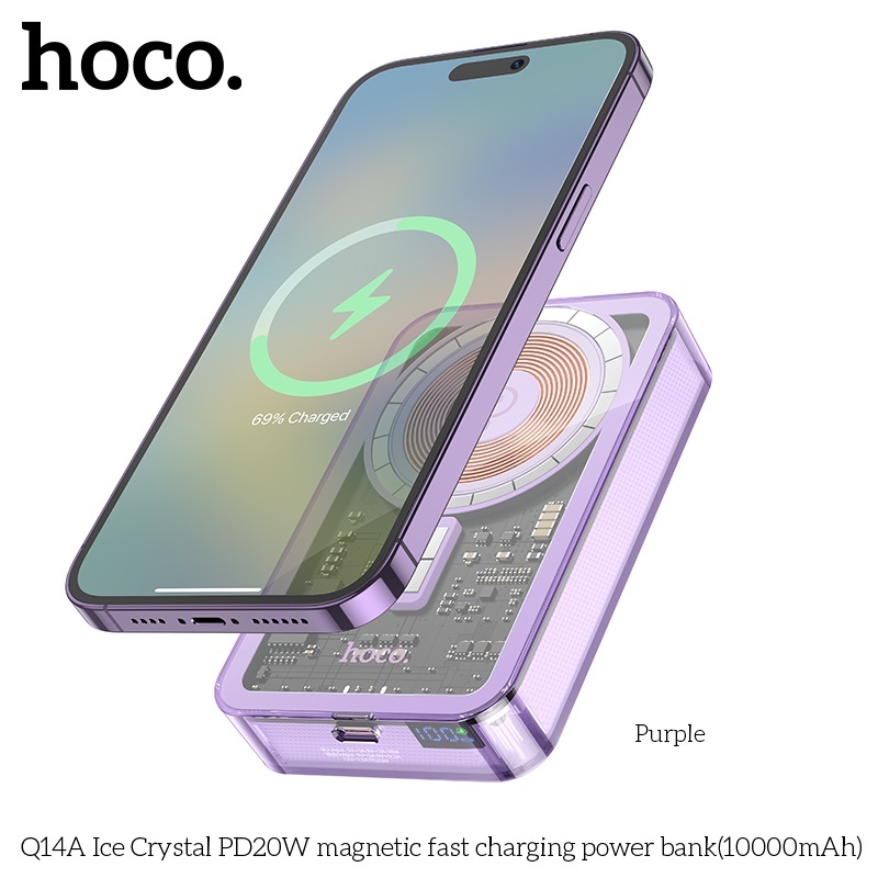 Pin sạc dự phòng sạc không dây Hoco Q14A 10.000mAh